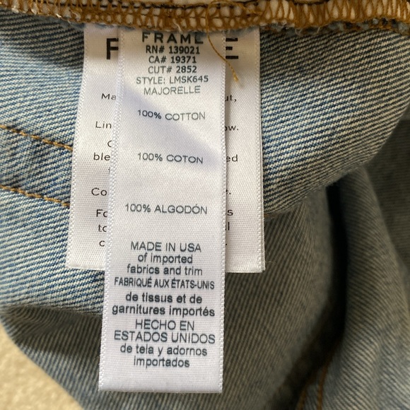 Frame Denim Majorelle Mini Skirt - Picture 7 of 8